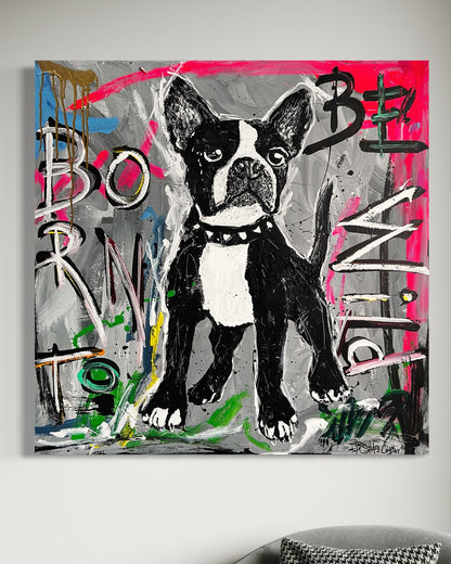 Born To Be Wild – Black And White Dog