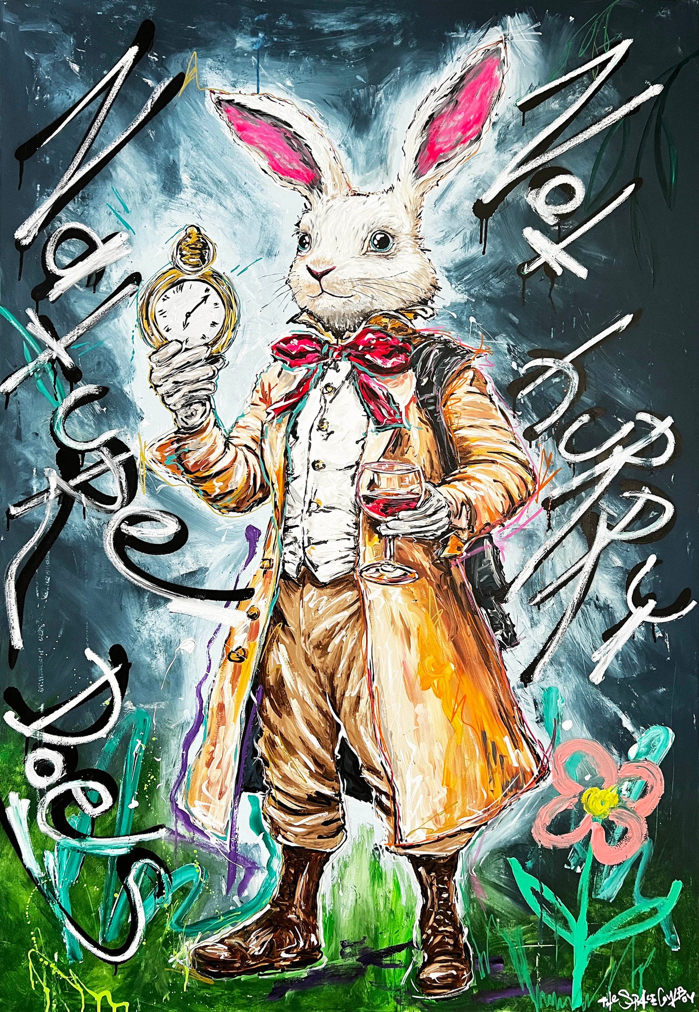 Nature Does Not Hurry - White Rabbit