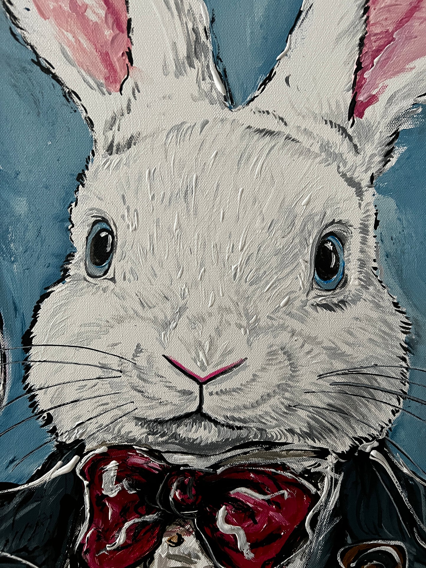 Never too late portrait blue
