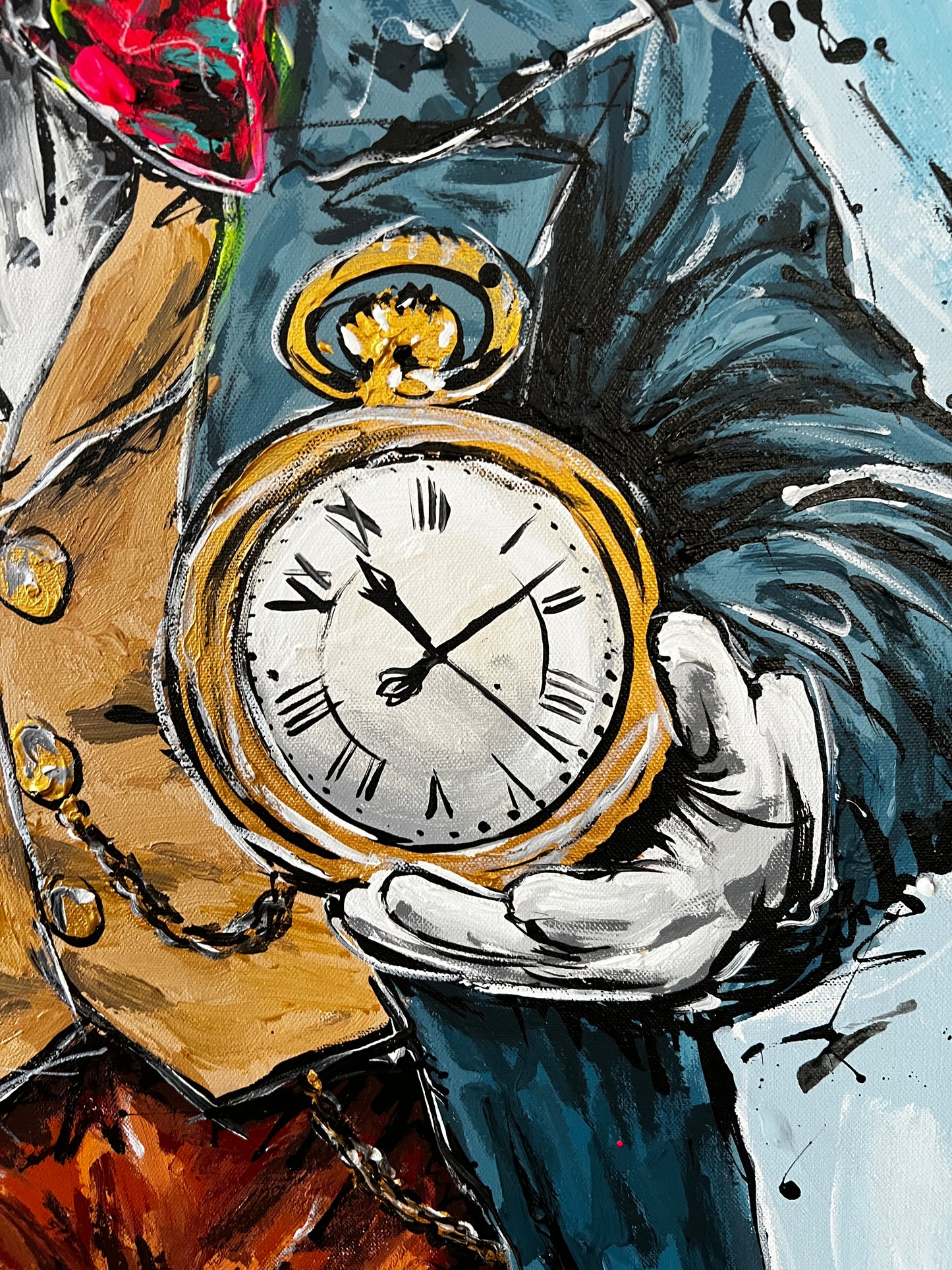 Never Too Late - Holding Clock