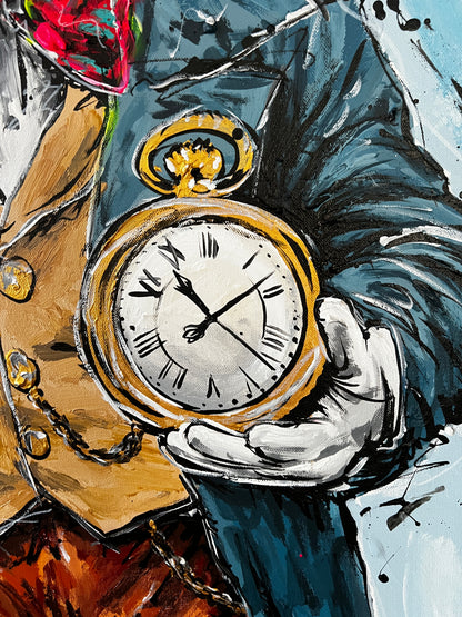 Never Too Late - Holding Clock