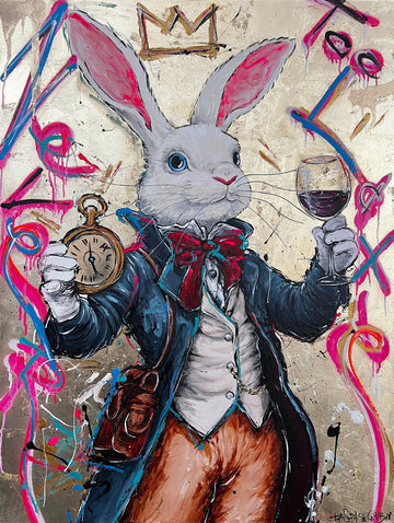 Never too late - Portrait gold leaf