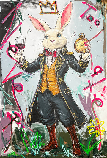 Never too late in a blue royal suit